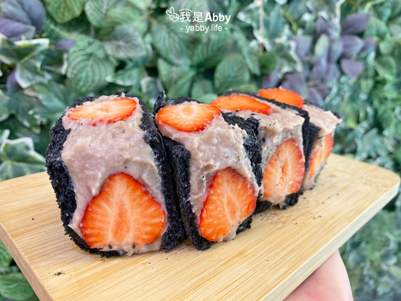 台中西屯｜芋頭控站出來！手做芋泥美食-魚吃土三文治，芋泥草莓土司&滿滿的芋泥夾蛋餅